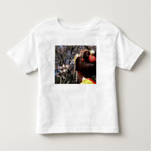 Japan, Kyoto. Rear view close-up of geisha's Toddler T-Shirt