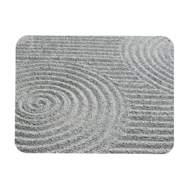 Japan, Kyoto, Tofukuji Temple, Pattern in Sand Magnet (Horizontal)