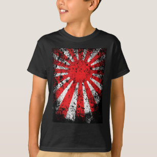 Japan Land Of The Rising Sun Nippon War Flag  T-Shirt