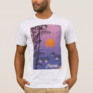 Japan landscape setting sun T-Shirt