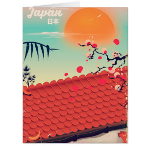 Japan Landscape travel poster