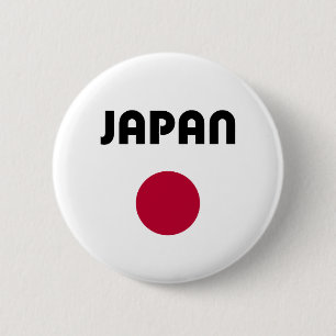 Japan Large Red Dot Light Colour 6 Cm Round Badge