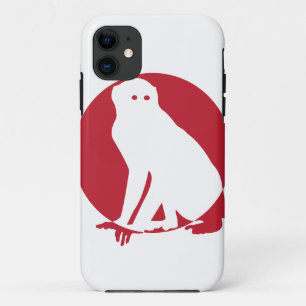 Japan Macaque Japanese National Animal Flag Case-Mate iPhone Case