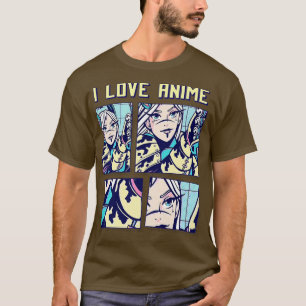 Japan Manga Anime Animation  I Love Anime  T-Shirt