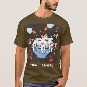 Japan Manga Anime naughty Pun Foodie Otaku Cornfla T-Shirt