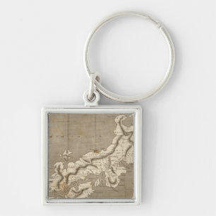 Japan Map by Arrowsmith Key Ring