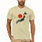 Japan map outline and circle