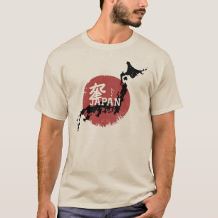 Japan Map – Rising Sun T-Shirt