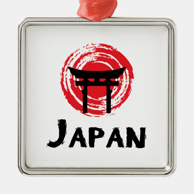 Japan Metal Tree Decoration (Front)