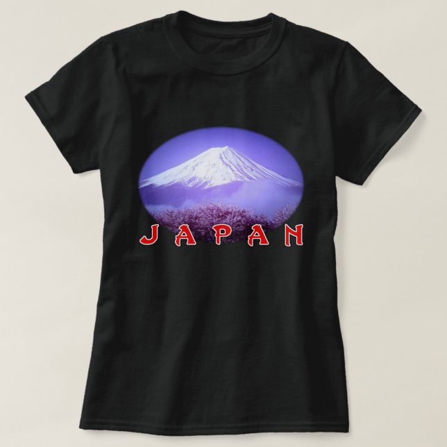 Japan Mount Fuji stylised T-Shirt (Design Front)