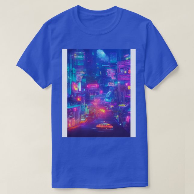 Japan Neon City Ligths T-Shirt (Design Front)
