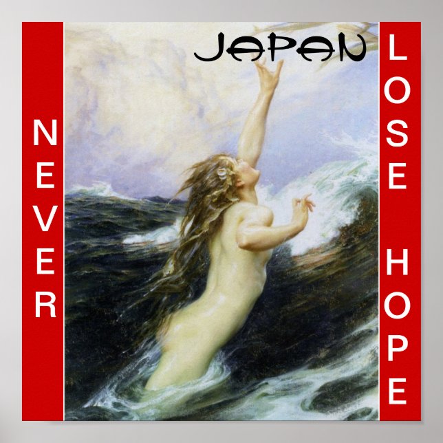 JAPAN NEVER LOSE HOPE POSTER (Front)