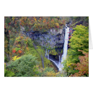 Japan, Nikko. Kegon waterfall of Nikko, a UNESCO