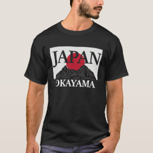 Japan Okayama Fuji san Flag  1 T-Shirt