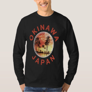 Japan Okinawa Vintage Sunset T-Shirt