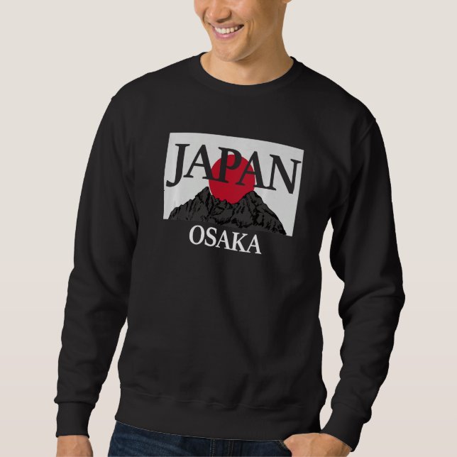 Japan Osaka Fuji san flag Sweatshirt (Front)