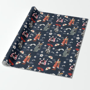 Japan Pattern  Wrapping Paper
