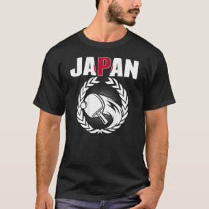 Japan Ping Pong  Proud Japanese Table Tennis Suppo T-Shirt