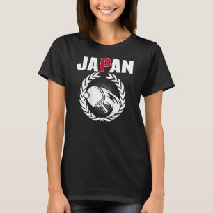 Japan Ping Pong Proud Japanese Table Tennis Suppo T-Shirt
