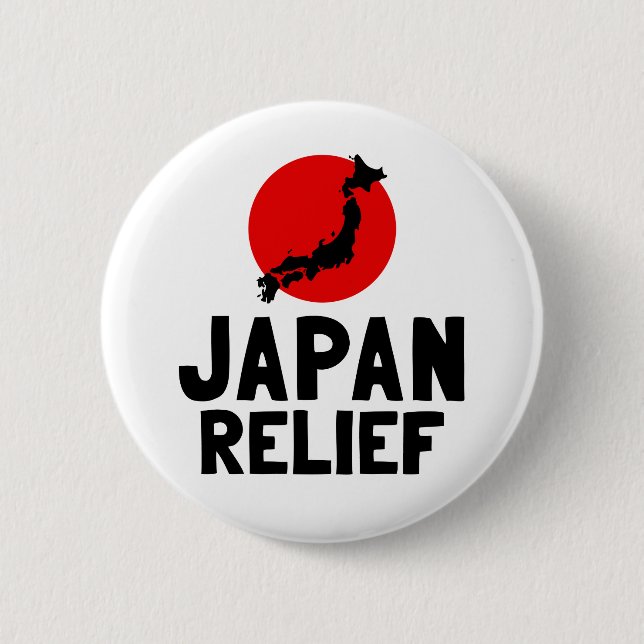 Japan Relief Button (Front)