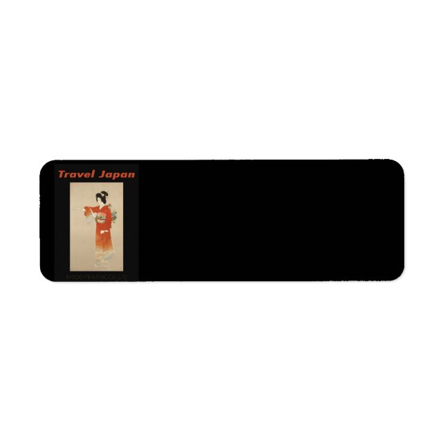 Japan Return Address Label (Front)
