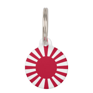Japan Rising Sun Flag Pet Tag