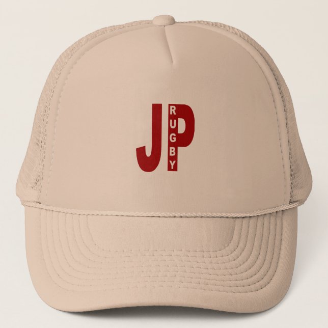 JAPAN RUGBY Khaki Trucker cap (Front)
