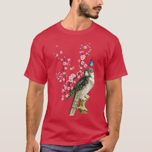 Japan Sakura Cherry Blossom Owl Bird Japanese T-Shirt