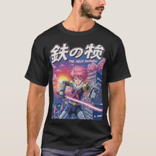 Japan Samurai Animae Japanimae Manga Warrior  T-Shirt