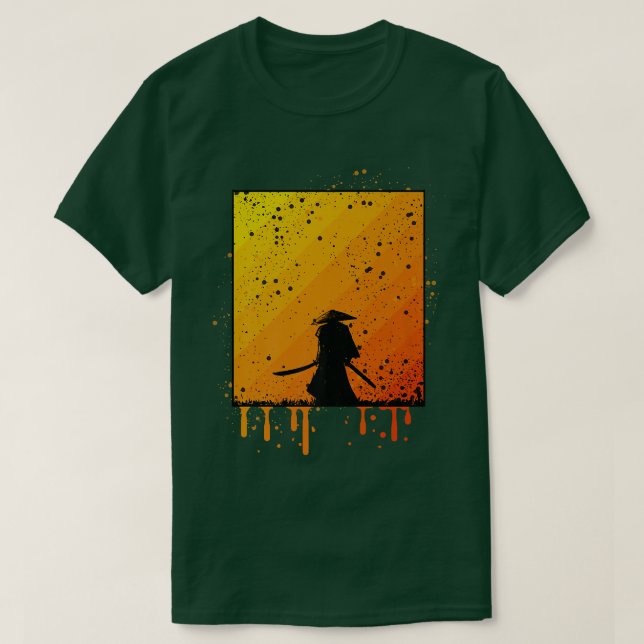 Japan Samurai Japanese Gift  T-Shirt (Design Front)
