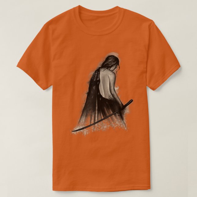 Japan Samurai Samurai Sword T-Shirt (Design Front)
