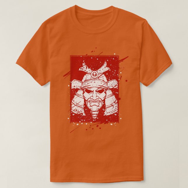 Japan Samurai Warrior Premium  T-Shirt (Design Front)