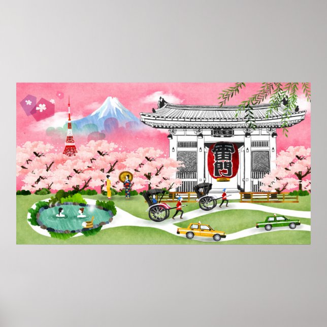Japan Scene Poster (Front)