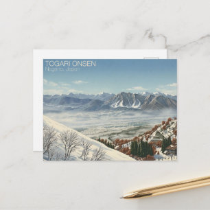 Japan Snow Culture Togari Onsen 戸狩温泉 - ポストカード Postcard