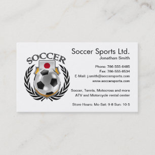 Japan Soccer 2016 Fan Gear Business Card