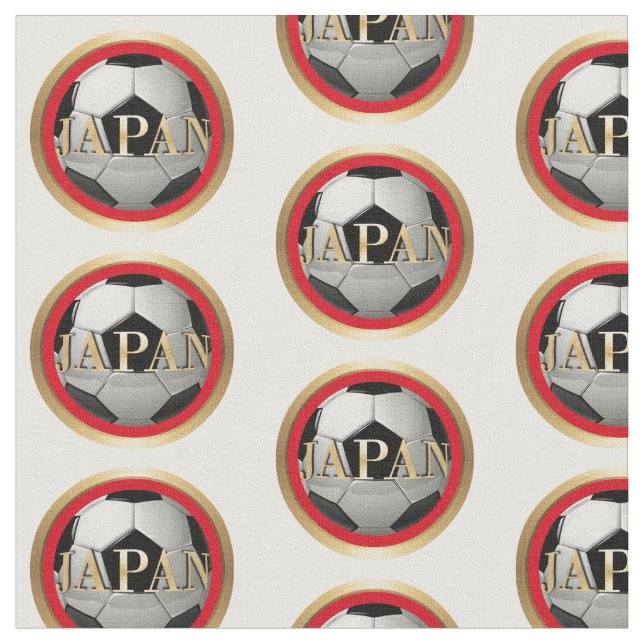 Japan Soccer Ball Fabric (Close Up)
