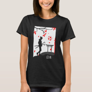 Japan Soccer Fan Traditional Men Women Boys Graphi T-Shirt