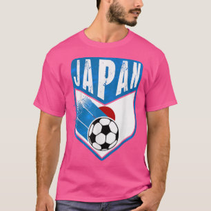 Japan Soccer Fans Jersey Japanese Flag Football Lo T-Shirt