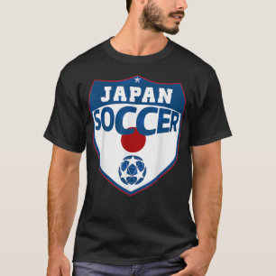Japan Soccer Fans Jersey Japanese Flag Football Lo T-Shirt