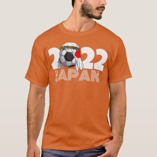 Japan Soccer Team Football Arab 2022 Japanese Flag T-Shirt