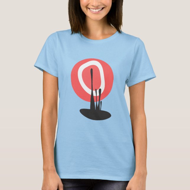 Japan Sunset Vase T-Shirt (Front)