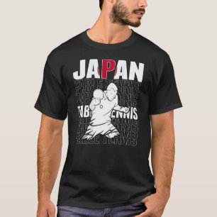 Japan Table Tennis Support Japanese Ping Pong Te T-Shirt