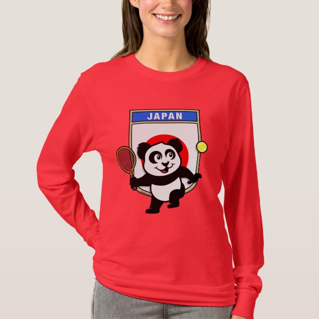 Japan Tennis Panda T-Shirt (Front)