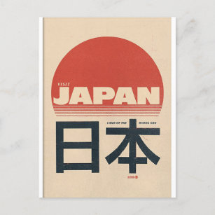 Japan The Rising Sun Postcard