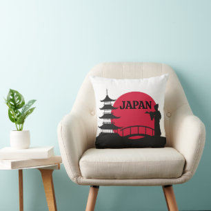 Japan Throw Pillow