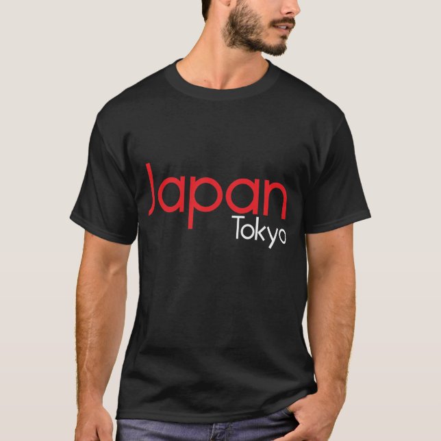 Japan Tokyo Black T-shirt (Front)
