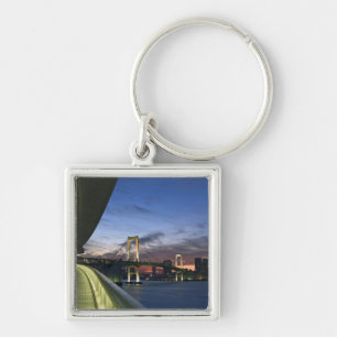 Japan. Tokyo. Rainbow Bridge in Tokyo Bay. Key Ring