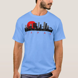 Japan Tokyo Skyline Drawing Art  T-Shirt