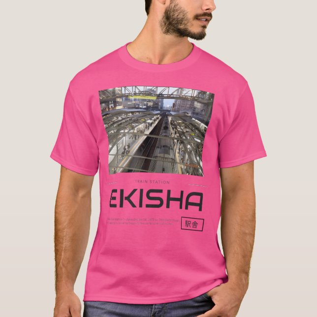 Japan Train Station T-Shirt (Front)