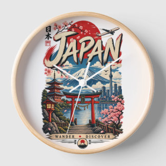 Japan Travel | Mount Fuji Vintage Japanese Clock
